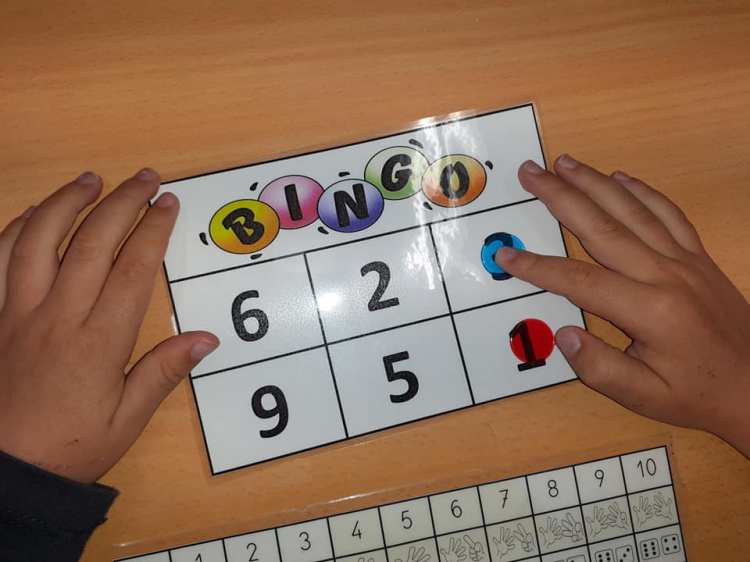 El bingo de los números – Corazón de Maestra